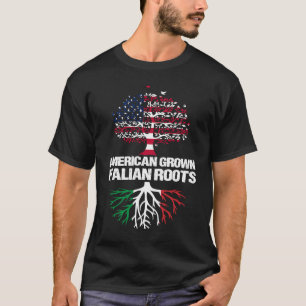 American Grown Italian Roots USA Italy T-Shirt