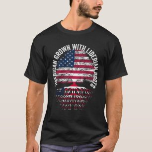 American Grown Liberian Roots Family heritage USA T-Shirt