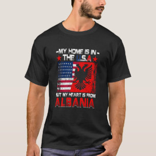 American Grown Patriot Albanian American from Alba T-Shirt