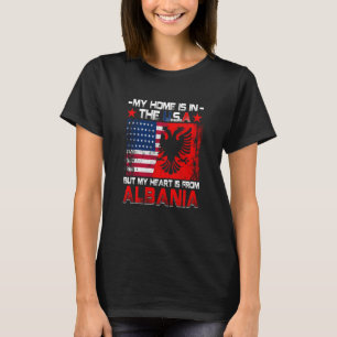American Grown Patriot Albanian American from Alba T-Shirt