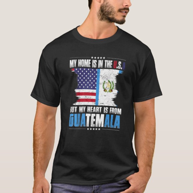 American Grown Patriot Guatemalan American from Gu T-Shirt (Front)