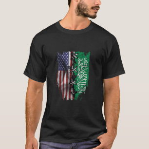 American Grown Saudi Arabian Roots USA Saudi Arabi T-Shirt