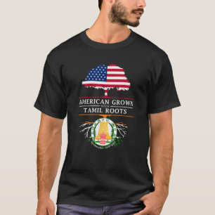 American Grown Tamil Roots Tamil Nadu T-Shirt