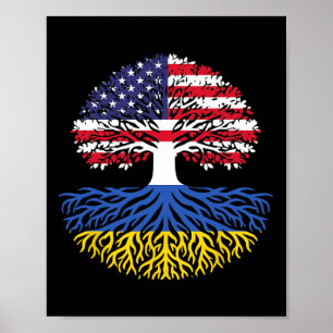 American Grown Ukrainian Roots Poster