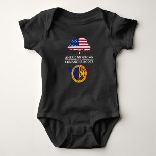 American Grown with Comanche Roots Baby Bodysuit