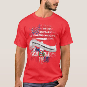 American Grown with Dominican Republic Roots T-Shirt