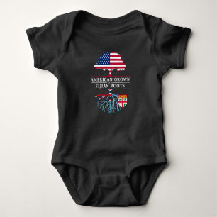 American Grown with Fijian Roots Fiji Design Baby Bodysuit
