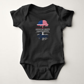 American Grown with Finnish Roots   Finland Design Baby Bodysuit