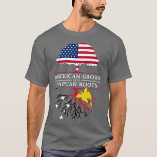 American Grown with Guinean Roots Papua New Guine T-Shirt
