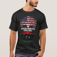 American Grown with Libyan Roots USA Flag