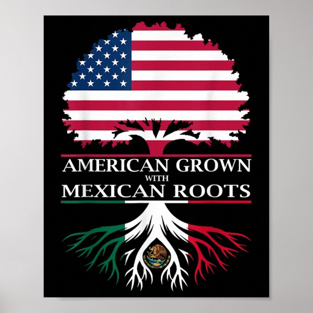 American Grown With Mexican Roots  Poster (Front)