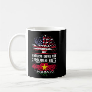 American Grown With Surinamese Roots Usa Flag Suri Coffee Mug