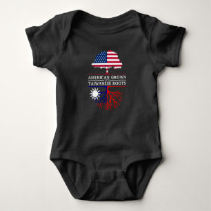 American Grown with Taiwanese Roots   Taiwan Baby Bodysuit