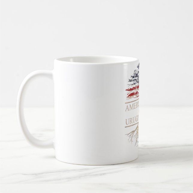 American grown with uruguayan roots coffee mug (Left)