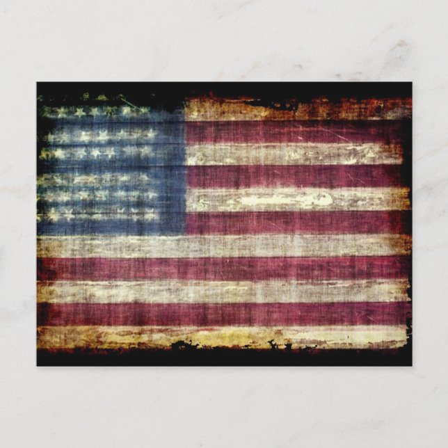 American Grunge Postcard (Front)