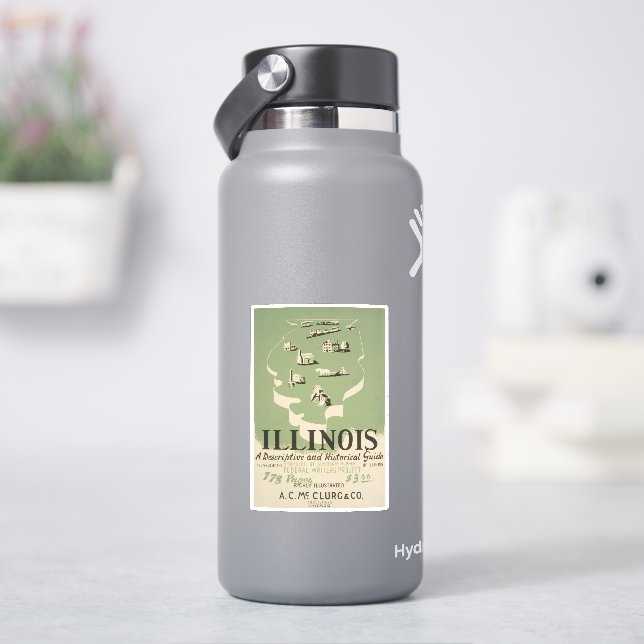 American Guide Series Volume On Illinois. (HydroFlask)