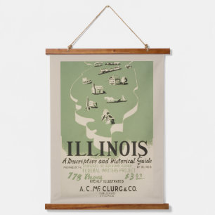 American Guide Series Volume On Illinois. Hanging Tapestry