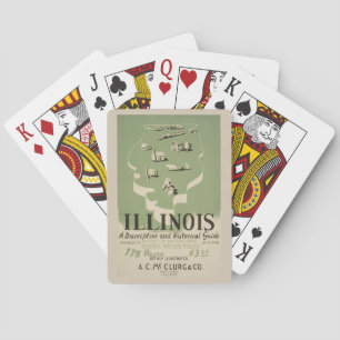 American Guide Series Volume On Illinois. Playing Cards