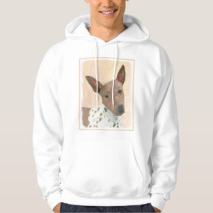 American Hairless Terrier Painting - Dog Art Hoodie