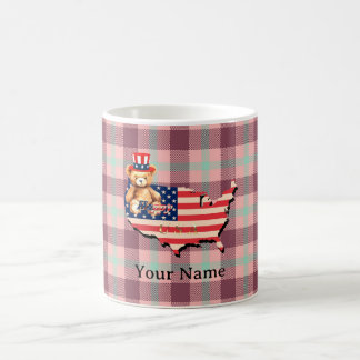 American Happy Bear Coffee Mug
