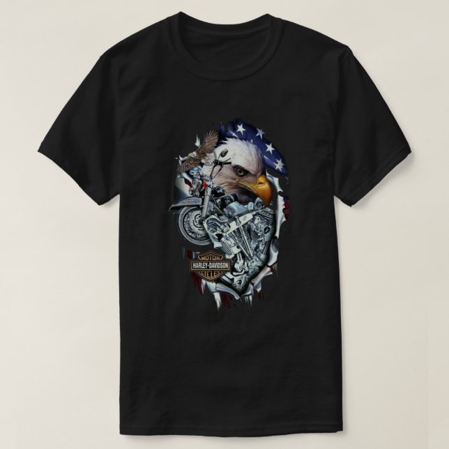 American harley davidson T-Shirt (Design Front)