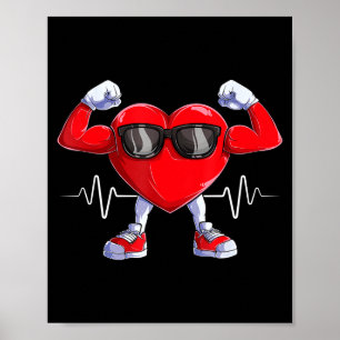 American Heart Disease Awareness Heart Month Heart Poster