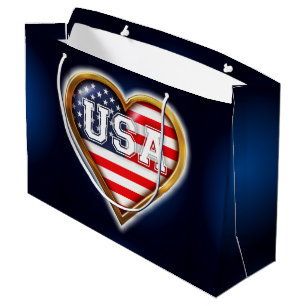 American Heart Large Gift Bag