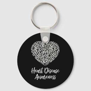 American Heart Month Suprt Tees Co Heart Disease A Key Ring