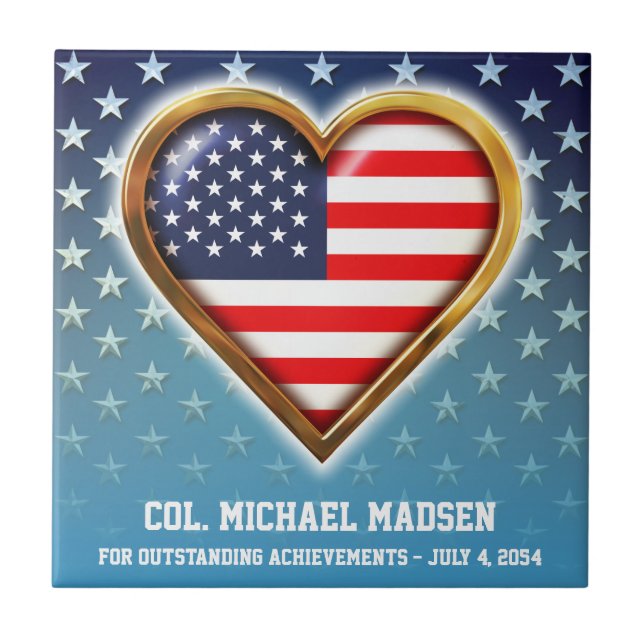 American Heart Tile (Front)
