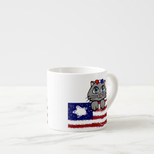 American Heartland Kitty Espresso Cup