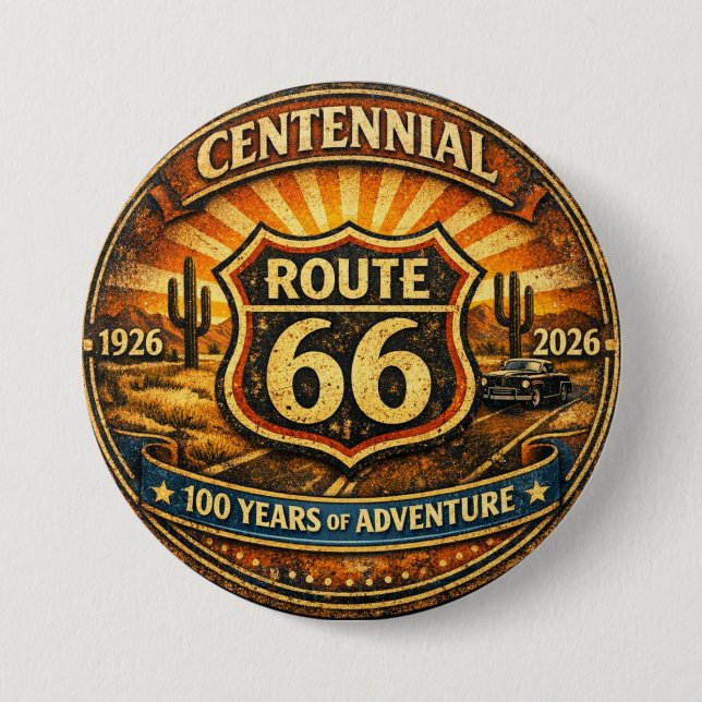 American Highway Anniversary Journey Badge (Front)