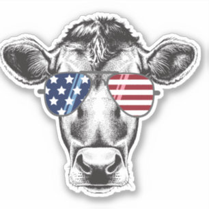 American Hipster Cow
