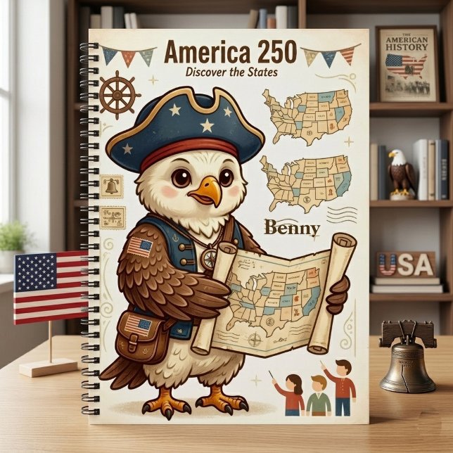 American History Explorer Patriotic Eagle USA 250  Notebook (American History Explorer Patriotic Eagle USA 250 Notebook)