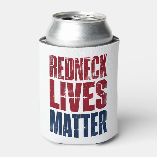 American Holiday Redneck Matter 4th Of July USA Can Cooler (Can Front)