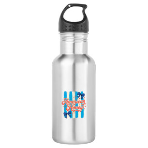 American Honey Patriotic Bow Vintage Shirt Design_ 532 Ml Water Bottle