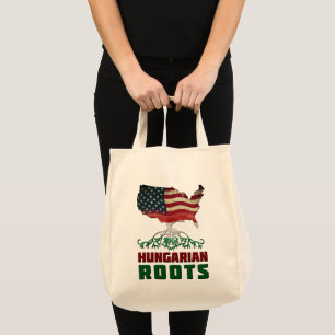 American Hungarian Roots, Hungary Tote Bag