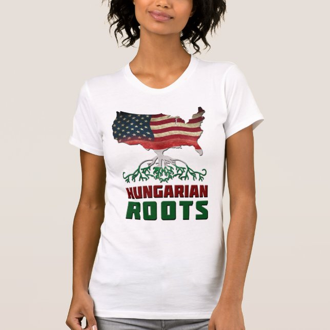 American Hungarian Roots T-Shirt (Front)