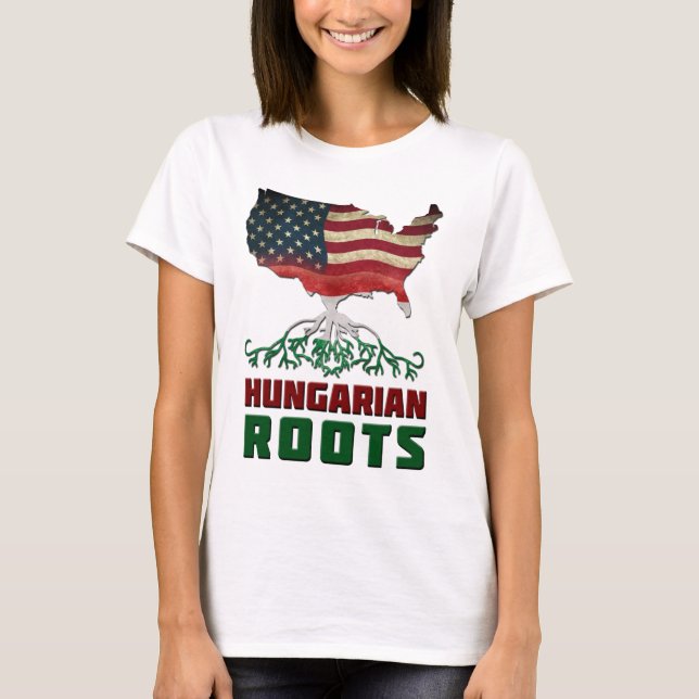 American Hungarian Roots T-Shirt (Front)