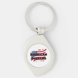 American Husband Key Ring