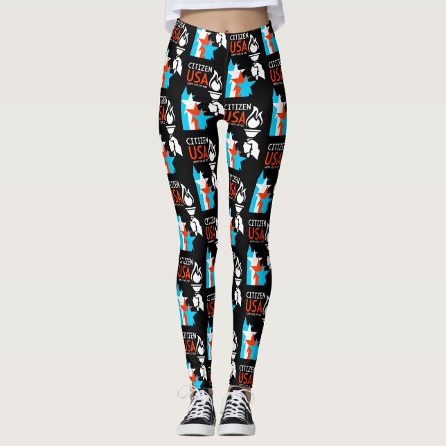American Independance Day Leggings (Front)