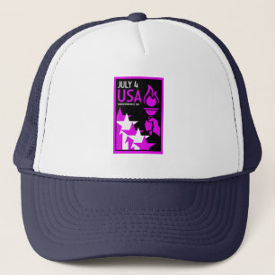 American Independance Day Trucker Hat
