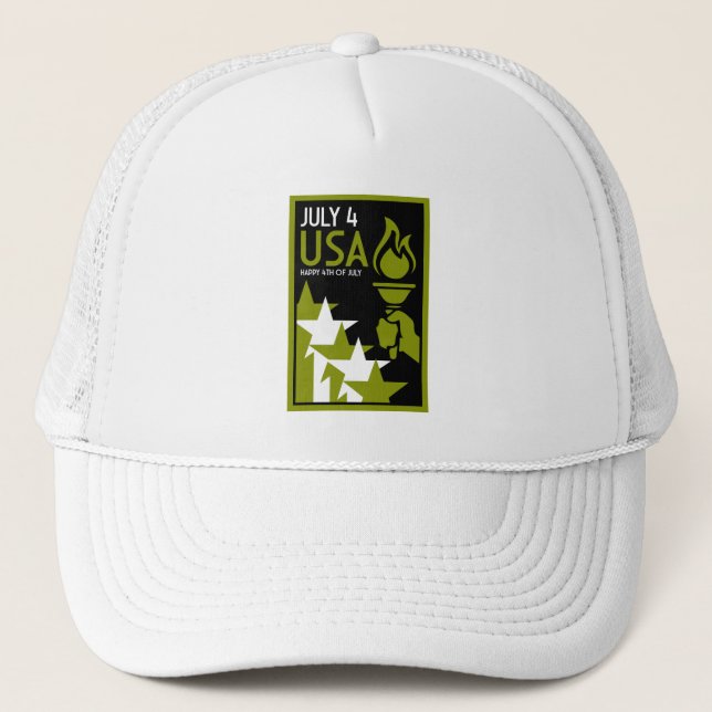 American Independance Day Trucker Hat (Front)