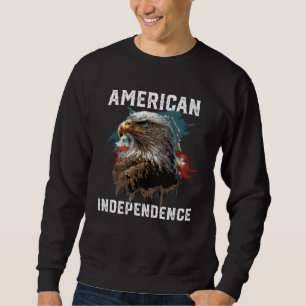 American Independence American Bald Eagle 4th of J Sweatshirt