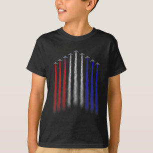 American Independence Bomber Jet Patriotic 4th Of T-Shirt