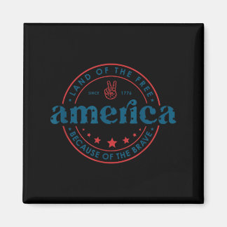 American Independence Day 4th July Land Of The Magnet
