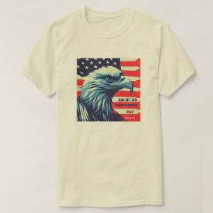 American Independence Day Bald Eagle Patriotic USA T-Shirt