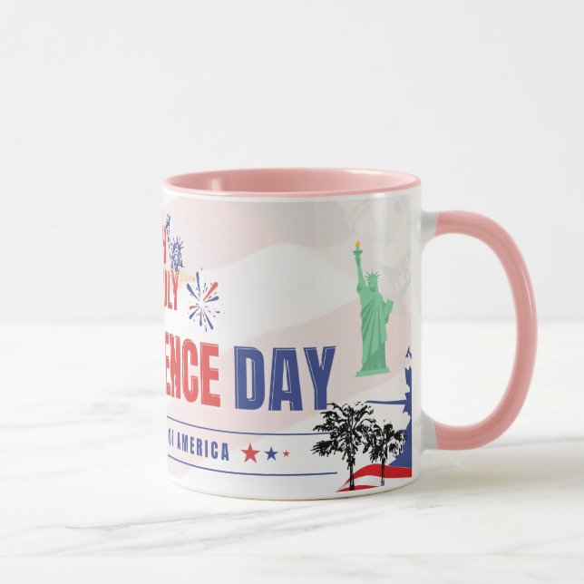 American Independence Day Mug – 4th of July (Right)