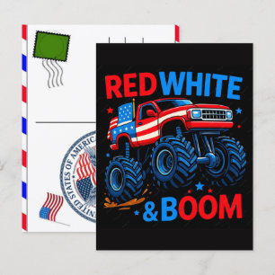 american independence poster holiday postcard