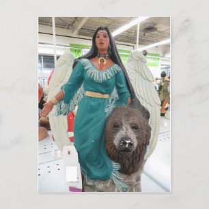 American Indian Angel Postcard