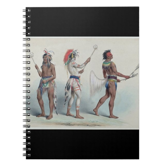 American Indian Ball players Notebook (Front)